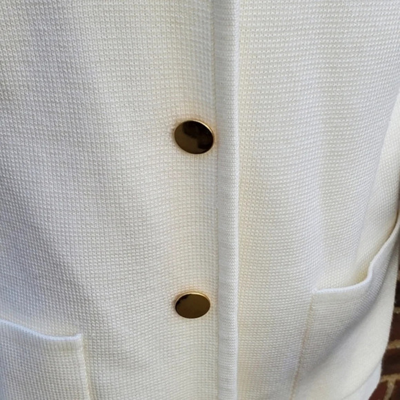 Leroy cream‎ Vintage cardigan M - Picture 5 of 9